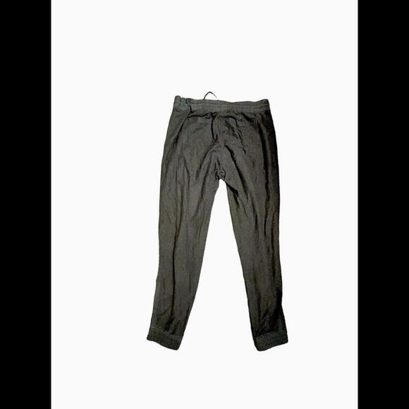 Lou & Grey Olive Green Cotton Joggers With Zipper Pockets Medium - Picture 3 of 3